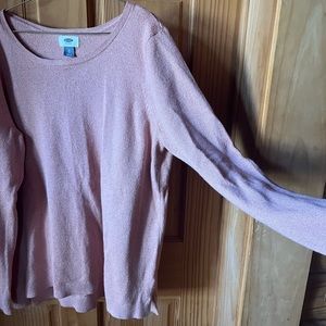 Old Navy Sparkle Pink Sweater